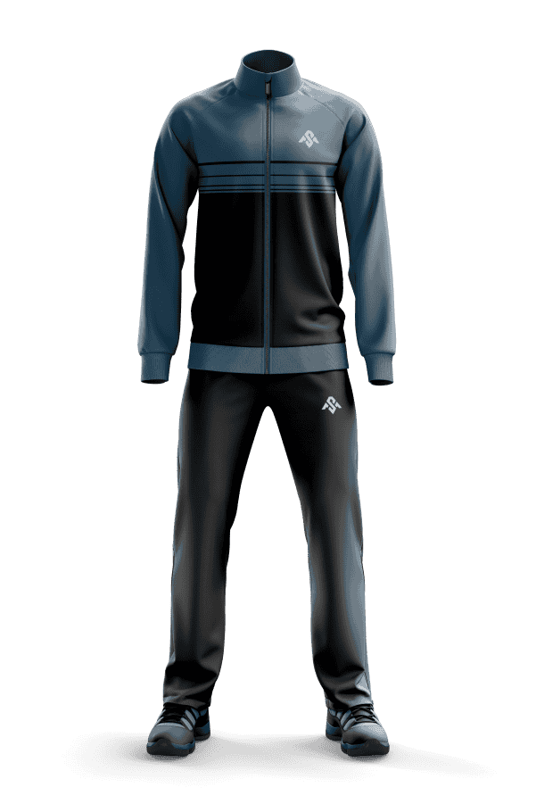 Wholesale men's and women's fitness tracksuits – moisture-wicking, full-zip athletic sets for gym and training