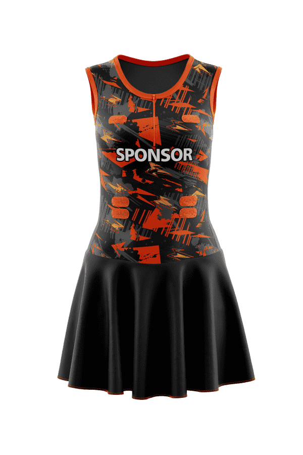 Netball mockup front view