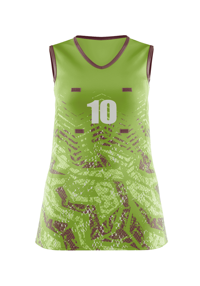 netball-sportswear Netball mockup front view